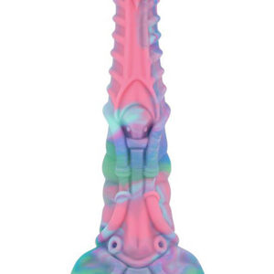 Strukturerad dildo Epic Equither med extravagant design och livfulla färger