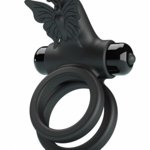 Vibrerande penisring Butterfly Ring i silikon med fjäril-design