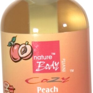 Peach 100 massageolja med värmande effekt i flaska