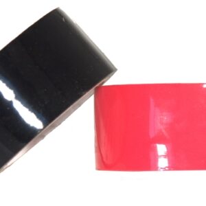 Röd bondagetejp Bondage ribbon, 5 cm x 15 m långt, hudvänlig och lättborttagbar