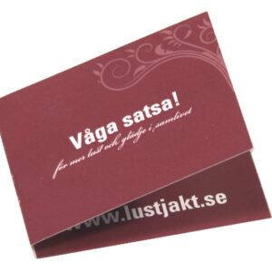 Lustjakt kondom 200 mm i naturlatex med glidmedel, packad i pappersetui