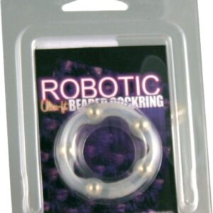 Robotic Cockring penisring med järnkulor för stimulans
