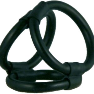Tripple penisring med tre element för penis