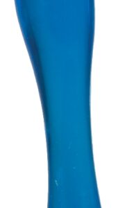Flexibel Blue Dildo i mjuk jelly med två ändar och markerat ollon
