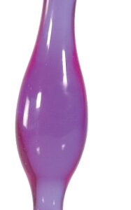 Diskret jelly-dildo Smoothy prober med två ändar och inbyggda kulor för anal stimulans