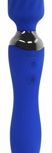 Blue Belle Wand vibrator med flexibelt wand-huvud och dubbel motor