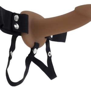 Ihålig strap-on dildo Hollow 16 cm i silikon med silkesmjuk yta