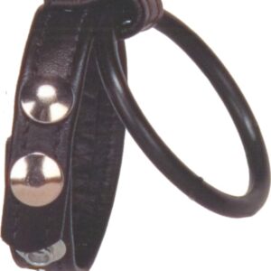Ball spreader L med läderrem och gummiering, ca 4,5 cm diameter