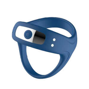 Appstyrd penisring Vibb Ring App i svart silikon med vibrationsfunktion