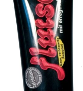 Flutschi ambradoftad glidmedel på 80ml i transparent plastflaska