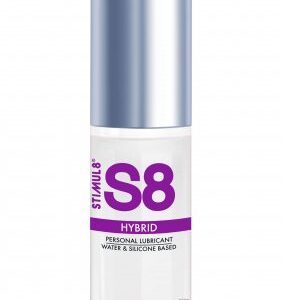 Flaska med S8 Hybrid Glidmedel, silikon och vatten hybrid formel