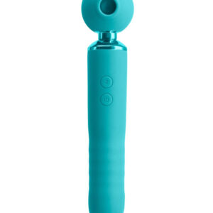 Wand 3 i 1 Action stimulator med lufttryck, vibrationer och stötande funktion