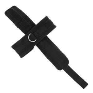 Cross Cuffs handfängsel i polyester med kardborrestängning och D-ring