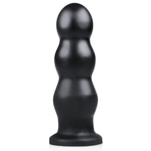 XXL ribbad buttplug BUTTR Tactical III med markerade ribbor för stimulans