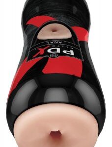 Vibrerande anal masturbator PDX Elite med hudliknande material och inbyggd mini-vibrator