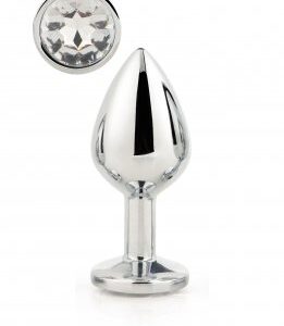 Gleaming Silver Plug Medium analplugg av rostfritt stål med elegant design