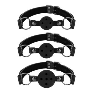 Gagball Set 3-Pack Bedroom Fantasies med tre ballgags i varierande storlekar