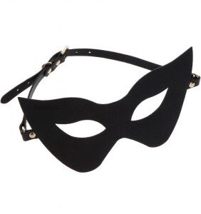 Justerbar TabooM Kattmask i slitstarka material för bondage-rollspel