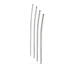 Metall dilator set med fyra dilatorer, diameter 4-7 mm för progression