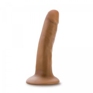 Dr.Skin 14 cm sugproppsdildo i flexibel PVC med realistisk hudkänsla och sugpropp i basen