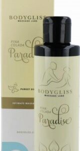 Silikonbaserad Pina Colada massageolja 150 ml flaska med vitamin E