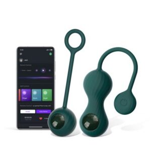 Grön silikon-kegeltränare Magic Motion Duo med appstyrd kontroll