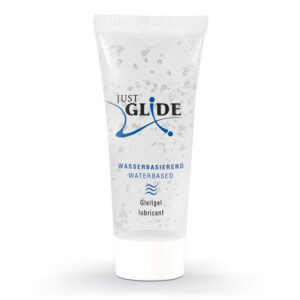 Just Glide veganskt vattenbaserat glidmedel 20 ml i liten tub