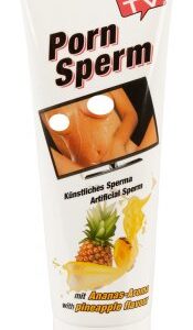 Flaska Fejk Sperma Ananas vattenbaserat glidmedel med ananassmak