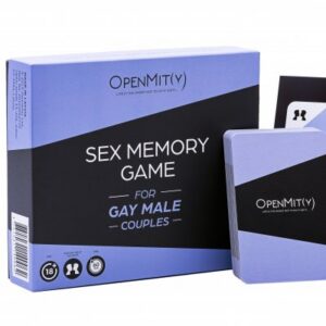 Memory Sex Game presentförpackning med spelkort för gay par
