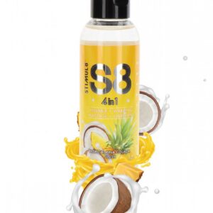 Produktflaska med S8 4-in-1 värmande och smaksatt glidmedel 125ml