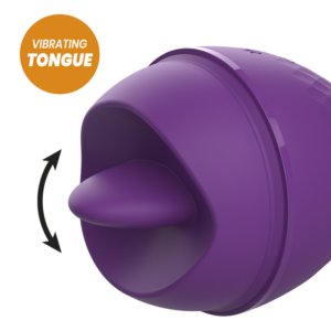 Tungvibrator Rewolingo med roterande funktion för klitoris-stimulering
