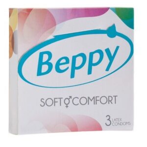 Soft & Comfort kondomer 3-pack i naturligt latexgummi med större storlek