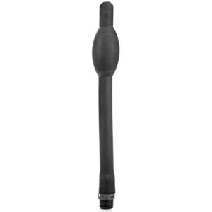 All Black Analdusch i silikon, 27 cm längd, med flexibel slang och adapter