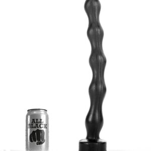 All Black Analkulor 41,5 cm i hudvänlig PVC-material