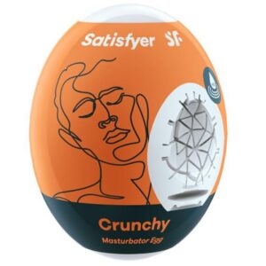 Satisfyer Crunchy vibrerande ägg, kompakt och flexibel design