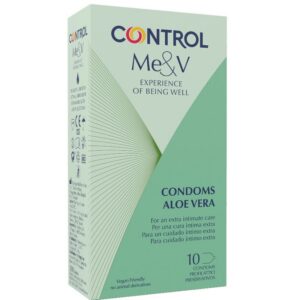 Control Aloe Vera Kondom 10 st förpackning med fuktad kondom
