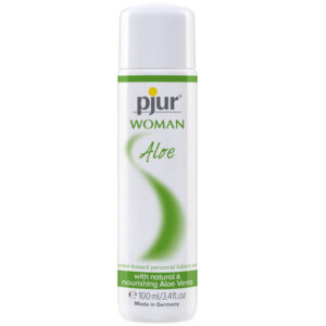 Flaska med vattenbaserat aloe glidmedel 100ml för känslig hud