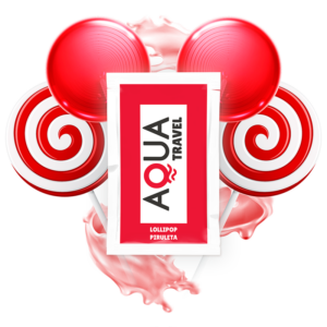 Vattenbaserat glidmedel Aqua Travel Lollipop, 6 ml flaska