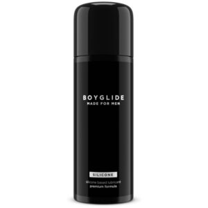 Flaska av långvarigt silikonbaserat glidmedel Boyglide 100 ml