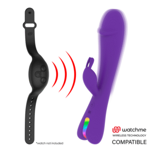 Fjärrstyrd Aitor Rabbit vibrator med dubbel motor för klitoris- och vaginalstimulans