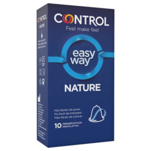 Förpackning med Control Nature Easy Way-kondom, ultratun latexfri design