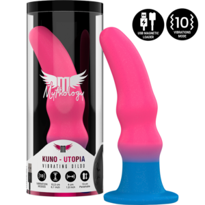 Böjd vibrator Mythology Kuno Utopia i mjuk silikon med tydlig bas