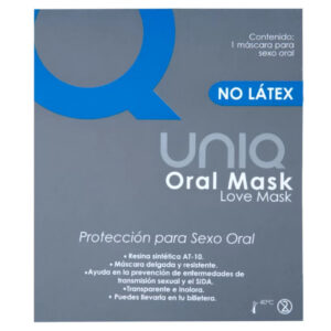 UNIQ Oral Mask latexfri genomskinlig skyddsmask för oralsex