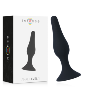 Kompakt analplugg ANAL LEVEL 1 i medicinskt silikon, 10.5 cm