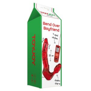 Bend Over Boyfriend strap-on med vibration och integrerad design utan remmar