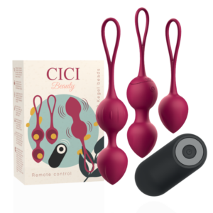 Tre vibrerande ägg för bäckenbottentrening från Cici Beauty Premium