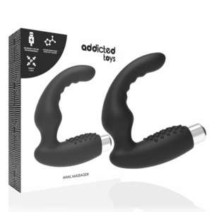 Ergonomisk anal prostatavibrator för män, designad för prostatamassage