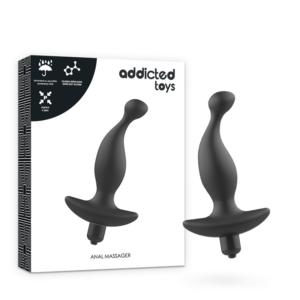 Flexibel prostatavibrator med vibrationsfunktion för anal massage