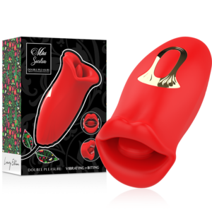 Sicilia Double Pleasure tungvibrator med elliptisk rörelse och mjuk design