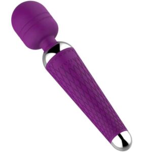 Armony Violet massager med flexibelt huvud och vibrations-inställning
